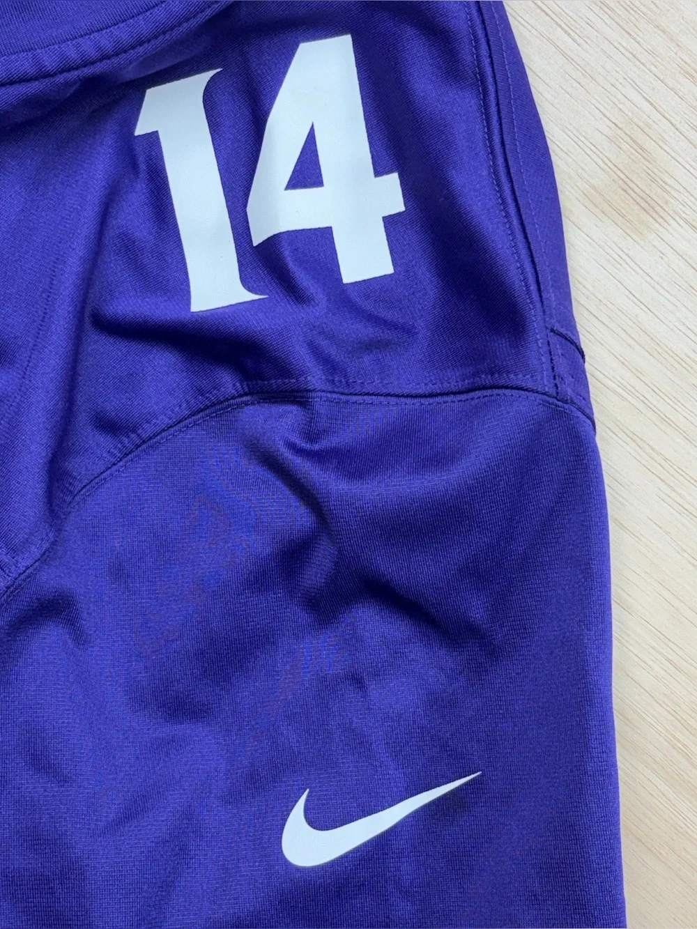 Nike Stefon Diggs Minnesota Vikings #14 Home Purple Game Jersey Men's Large